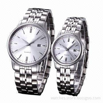 Stainless Steel Couple Classic Premium Waterproof Designer Watches, Small Orders Welcomed